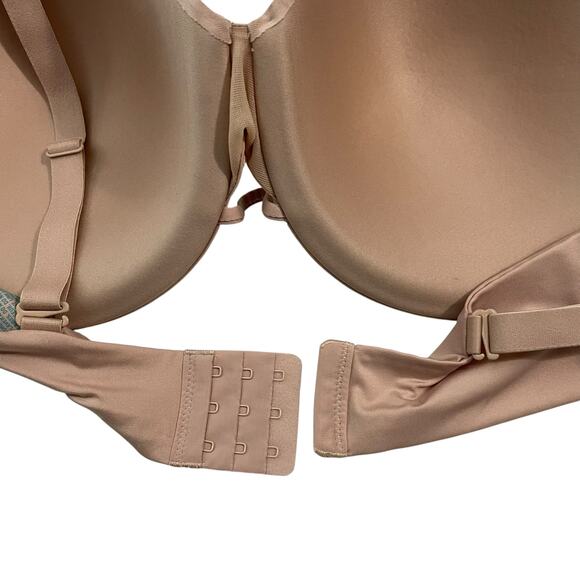 Hanes Womens Bra Size 2XL Comfortflex Fit Dreamwire T Shirt MHG563 Beige/Tan - Picture 4 of 9